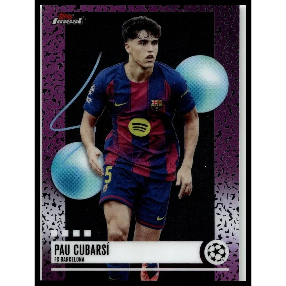 2025-26 Finest UEFA Pau Cubarsí #362 FC Barcelona Uncommon